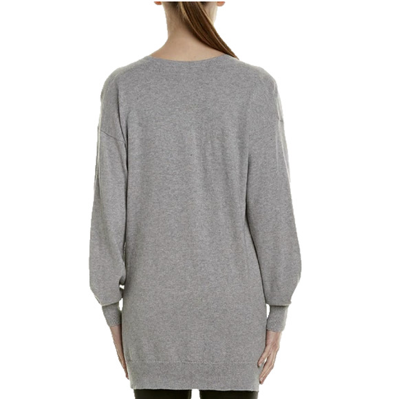 Joie Irita Sweater Lace Cashmere Whimsigoth Lagenlook Longline Gray Size Small - Picture 2 of 10